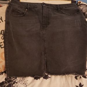 Faded Glory distressed mini skirt